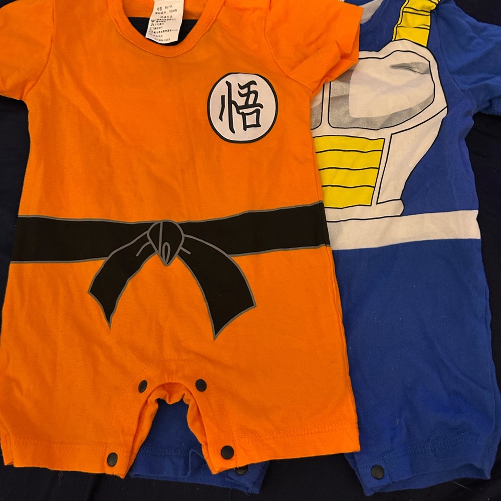 Baby Goku & Vegeta Anime Costumes